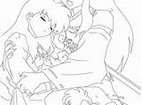 Inuyasha Coloring Pages Kagome Getcolorings Getdrawings Color Colorings Printable sketch template