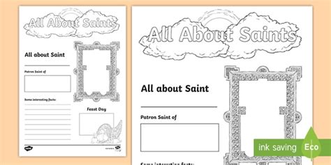 saints worksheet primary resources twinkl