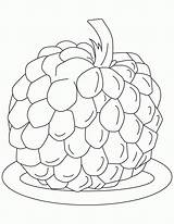 Apple Coloring Pages Sugar Custard Clipart Fruit Color Outline Fruits Sugarcane Template Sheets Popular Sketch Kids Library Coloringhome sketch template