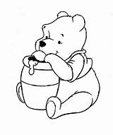 Pooh Winnie Mel Colorir Miel Dibujo Pote Osos Tarro Comiendo Desenhos Ursinho Poo Oso Guini Panos Tudodesenhos Experiencias Nuestras Helvania sketch template