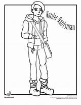 Coloring Pages High Hunter Color Ever After Colouring Huntsman sketch template