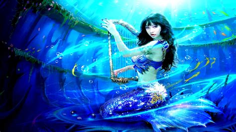 blue mermaid mermaids wallpaper  fanpop
