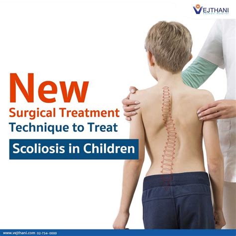 surgical treatment technique  treat scoliosis  children vejthani