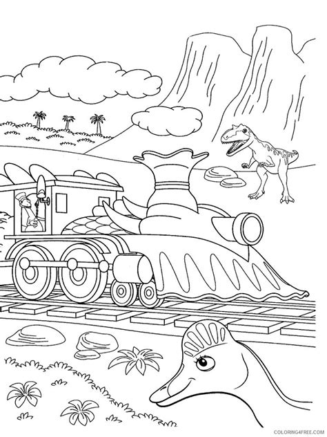 dinosaur train coloring pages printable coloringfree
