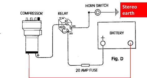 volt air horn wiring diagram artician