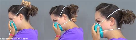respirator mask   wear don  doff    mask nursing skill