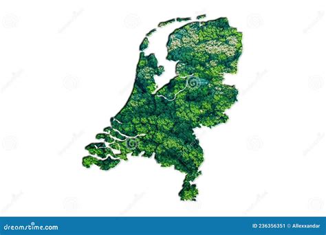 groene boskaart van nederland stock afbeelding image  achtergrond