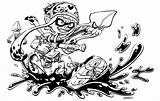 Splatoon Inkling Ausmalbilder Nintendo Coloriage Mandala Coloringpagesfortoddlers Sketchite Wohnkultur 塗り絵 Malvorlagen 保存 sketch template