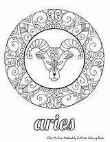 Aries sketch template