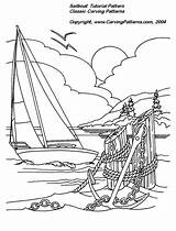 Carving Pyrography Woodburning Beginners Stove Lsirish Relief Burn Sailboat sketch template