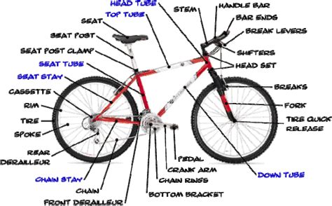 bicycle trek bicycle parts diagram