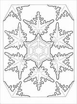 Coloring Snowflake Pages Mandala Printable Snowflakes Adults Winter Print Adult Christmas String Everfreecoloring Google Getdrawings Color Getcolorings sketch template