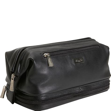 mens leather toiletry bag personalized literacy basics