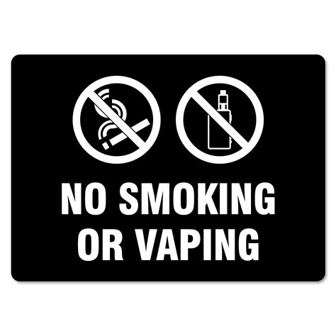 smoking  vaping signs printable