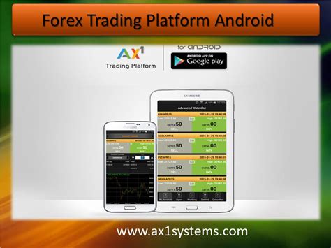 Forex Android Trading Platform Ax1 Systems Launches Best A Flickr