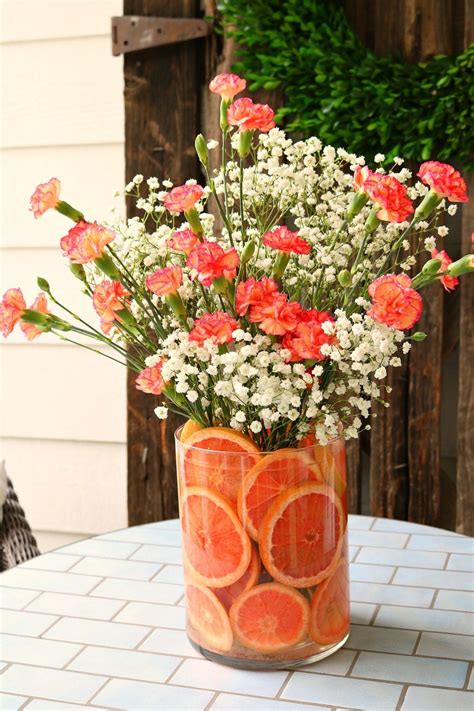 diy fruit floral arrangement refresh restyle