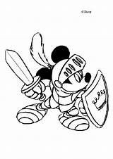 Mickey Mouse Coloring Pages Knight Musketeer Disney Print Color Kids Knights Minnie Cartoon Online Chevalier Azcoloring sketch template