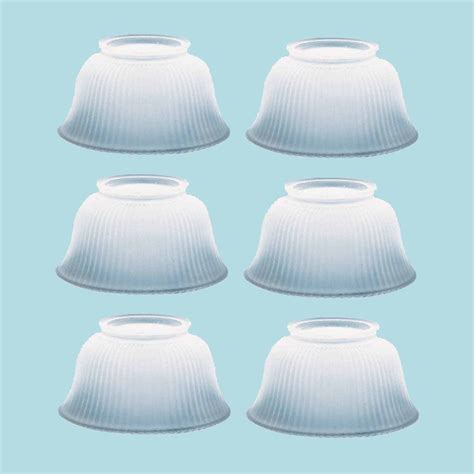 lamp shade white glass traditional      fitter