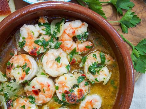 gambas al ajillo spanish garlic shrimp carolines cooking