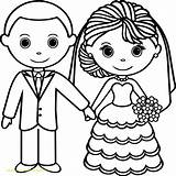 Coloring Wedding Pages Couple Printable Color Getcolorings Print Getdrawings sketch template