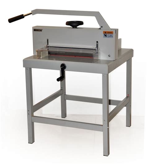 manual paper cutter front