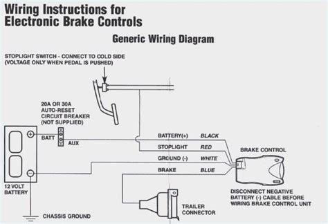 tekonsha brake controller wiring   diagram control cold side