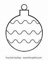 Christmas Coloring Ornament Printable Ornaments Pages Ball Light Bulb Tree Kids Drawing Simple Color Bulbs Getcolorings Getdrawings Inspiration Trendy Sheets sketch template