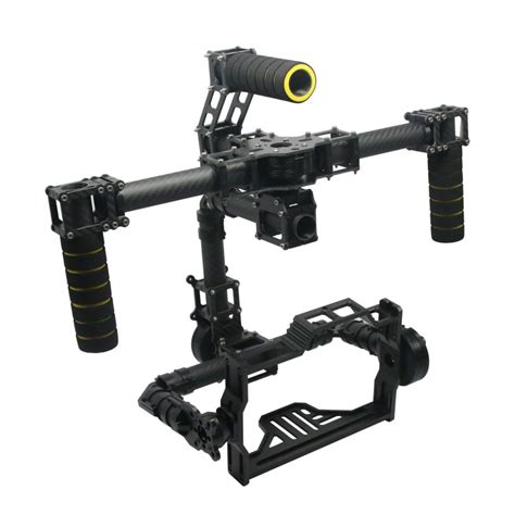 brushless  axis axis dslr camera mount handheld stabilized gimbal   pcs motor
