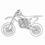 Crossmotor Kleurplaten Kleurplaat Motorcross Motoren Crossmotoren Downloaden Uitprinten Terborg600 Kleurplatenl sketch template