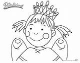 Coloring Pinkalicious Pages Fairy Printable Cupcake Template sketch template