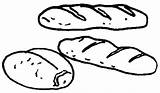 Loaf Sliced sketch template