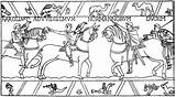 Bayeux Tapestry Coloring Pages Template Sketch Larger Freecoloringpages Credit sketch template