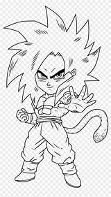 Coloring Chibi Goku Pages Gogeta Anime Saiyan Super Ssj4 Coloringbay Template Sketch sketch template
