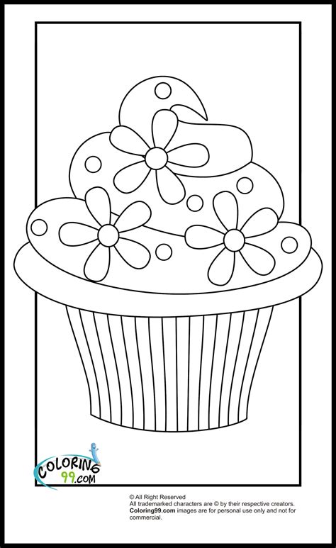 cupcake printable coloring pages printable world holiday