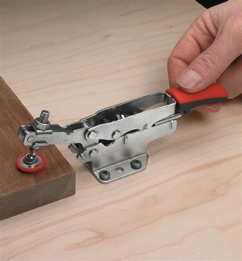 small bessey flat mount auto adjust toggle clamps lee valley tools