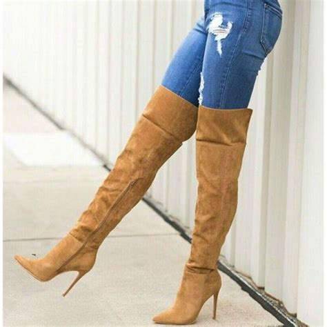 pin on fsjshoes fall and winter fashion thigh high boots