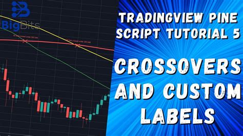 tradingview crossovers  custom labels pine script tutorial  youtube