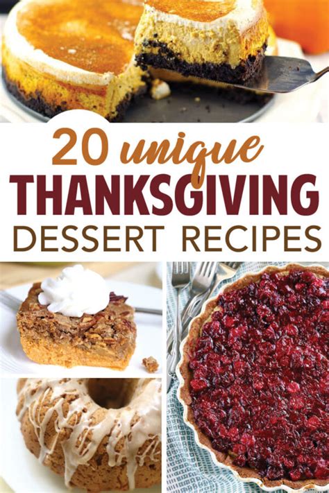 20 unique thanksgiving dessert recipes sweet addict bakery