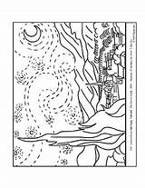 Coloring Gogh Van Night Starry Lesson Plan Teacherspayteachers Brancusi Constantin Bird Space Ratings Thumbnail sketch template
