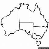 Australia Map Coloring Pages Kids Continents Outline Drawing Blank States Continent Clipart Draw Australian Color Its Japan Sketch Usa Clip sketch template