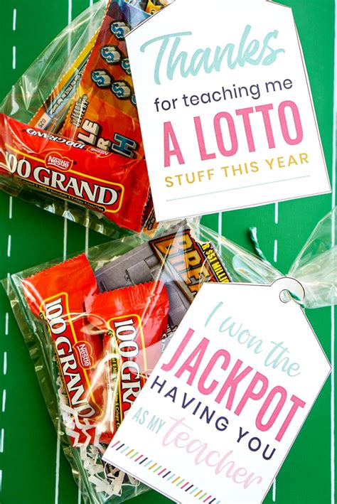 lottery ticket teacher gift tags modern mom life