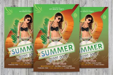 Pool Party Flyer Psd Creative Photoshop Templates