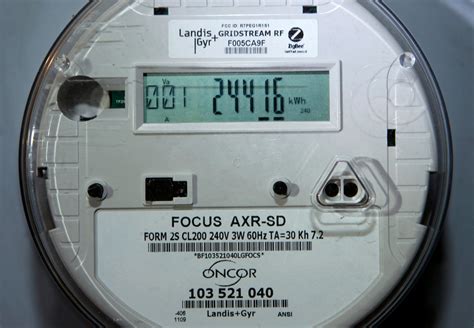 landis gyr digital electric meter digital   descriptions