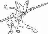 Avatar Airbender Aang Fu Kung Coloringpages101 sketch template