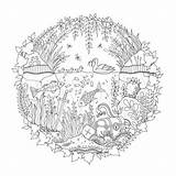 Coloring Pages Johanna Basford Forest Colouring Adult Printable Enchanted Book Artist Garden Mandala Nl Stress Google sketch template