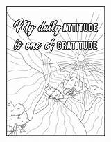 Gratitude sketch template