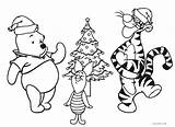 Pooh Coloring Winnie Pages Christmas Baby Fall Friends Characters Printable Getcolorings Getdrawings Colorings Print Color sketch template