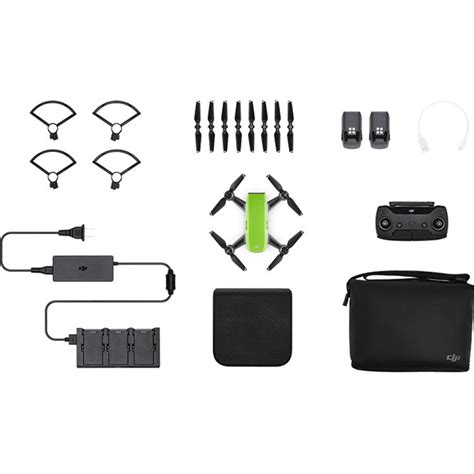dji spark fly  combo meadow green cppt bh photo