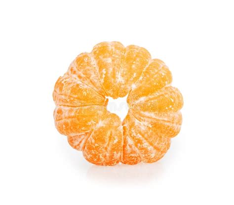 Peeled Tangerine Or Mandarin Fruit Stock Image Image Of Citrus