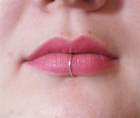 lip ring silver lip ring lip piercing lip jewelry lips